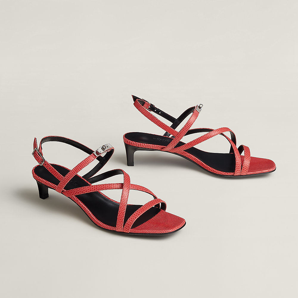 HERMES サンダル オラン ネイビー レッド　37 Muse 40 sandal | Hermès USA